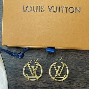 Louis Vuitton Louise Hoop Earrings